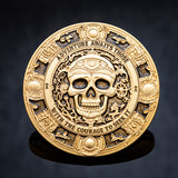 Pirate Treasure Geocoin - 'Golden Onyx' LE