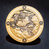 Pirate Treasure Geocoin - 'Golden Onyx' LE