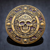 Pirate Treasure Geocoin - 'Crimson Corsair' RE