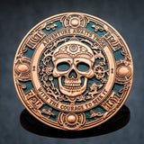 Pirate Treasure Geocoin - 'Emerald Isle' RE