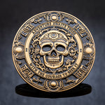 Pirate Treasure Geocoin - 'Brass Buccaneer' RE