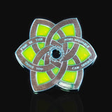 AE 'Neon Flux' Suncatcher  -  Edition - Eternal Knot Geocoin