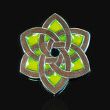 AE 'Neon Flux' Suncatcher  -  Edition - Eternal Knot Geocoin