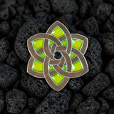 AE 'Neon Flux' Suncatcher  -  Edition - Eternal Knot Geocoin