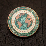 Eclipse Geocoin - 'Celestine Edition' (2T Antique Silver/Copper)