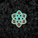 *DUPLICATE PAIR*  Green/Suncatcher & Green/Copper  Editions - Eternal Knot Geocoin