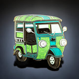 Tuk Tuk Geocoin - Green/Turquoise