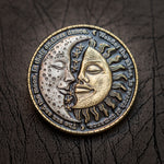 Eclipse Geocoin - 'Cosmic Haze Edition' (2T Antique Silver/Gold)